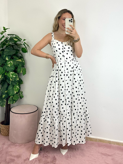 Vestido de bolinhas