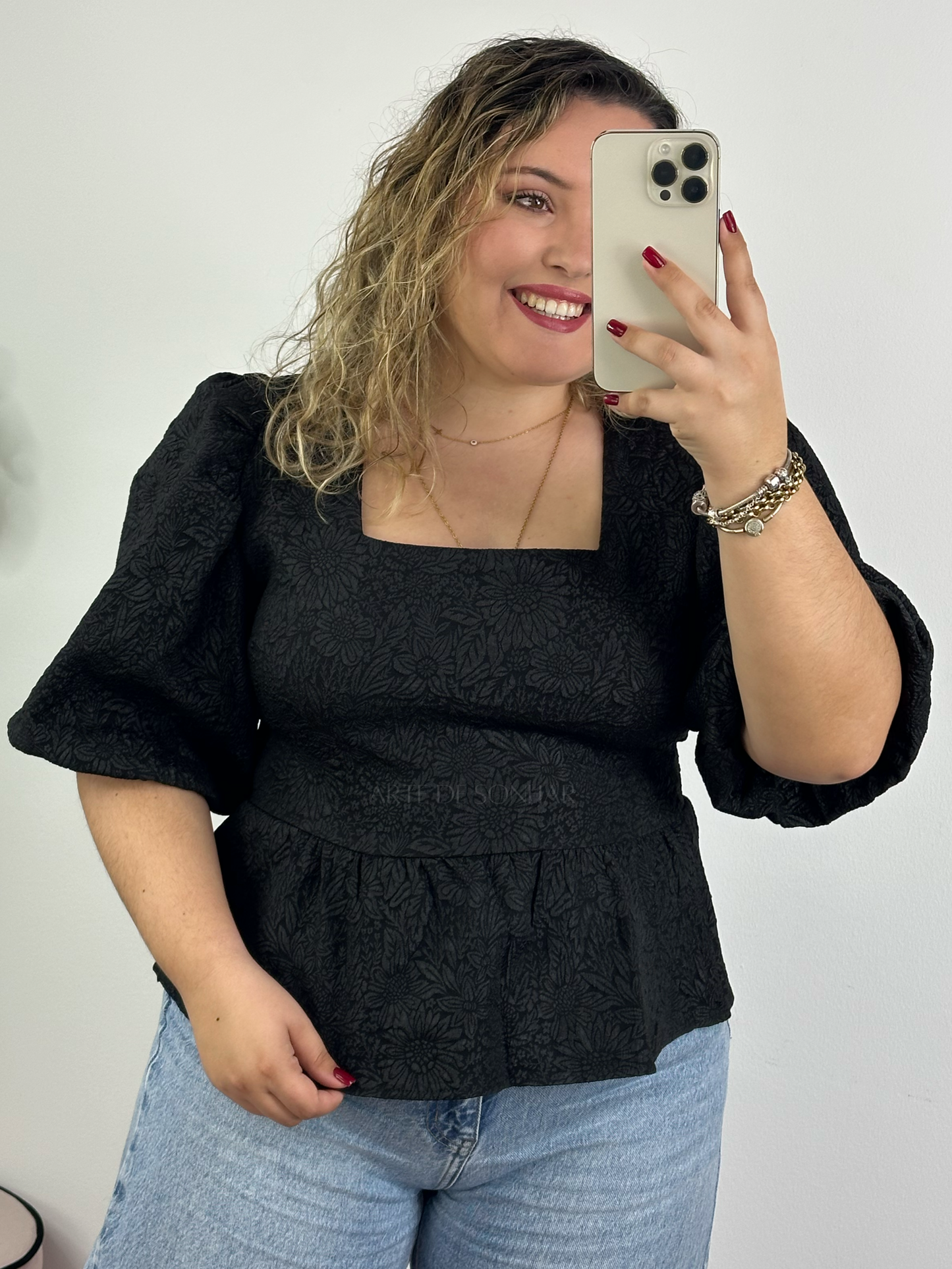 Blusa princesa preta