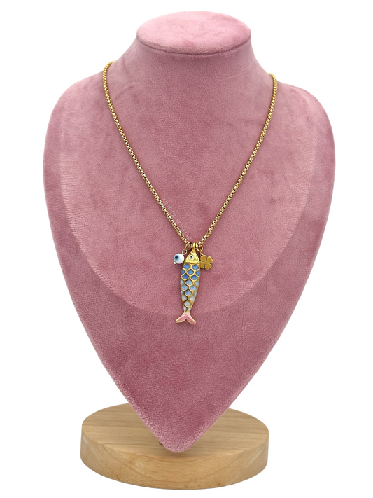 Colar do peixinho azul