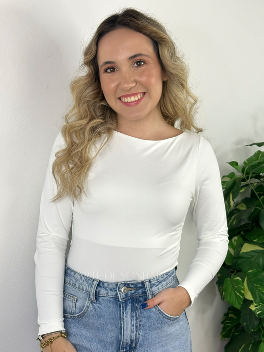 Body de licra branco 🇵🇹