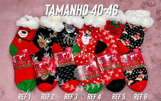 Meias de Natal com pelinho