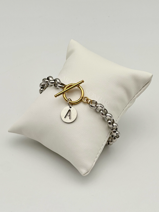 Pulseira com letra A