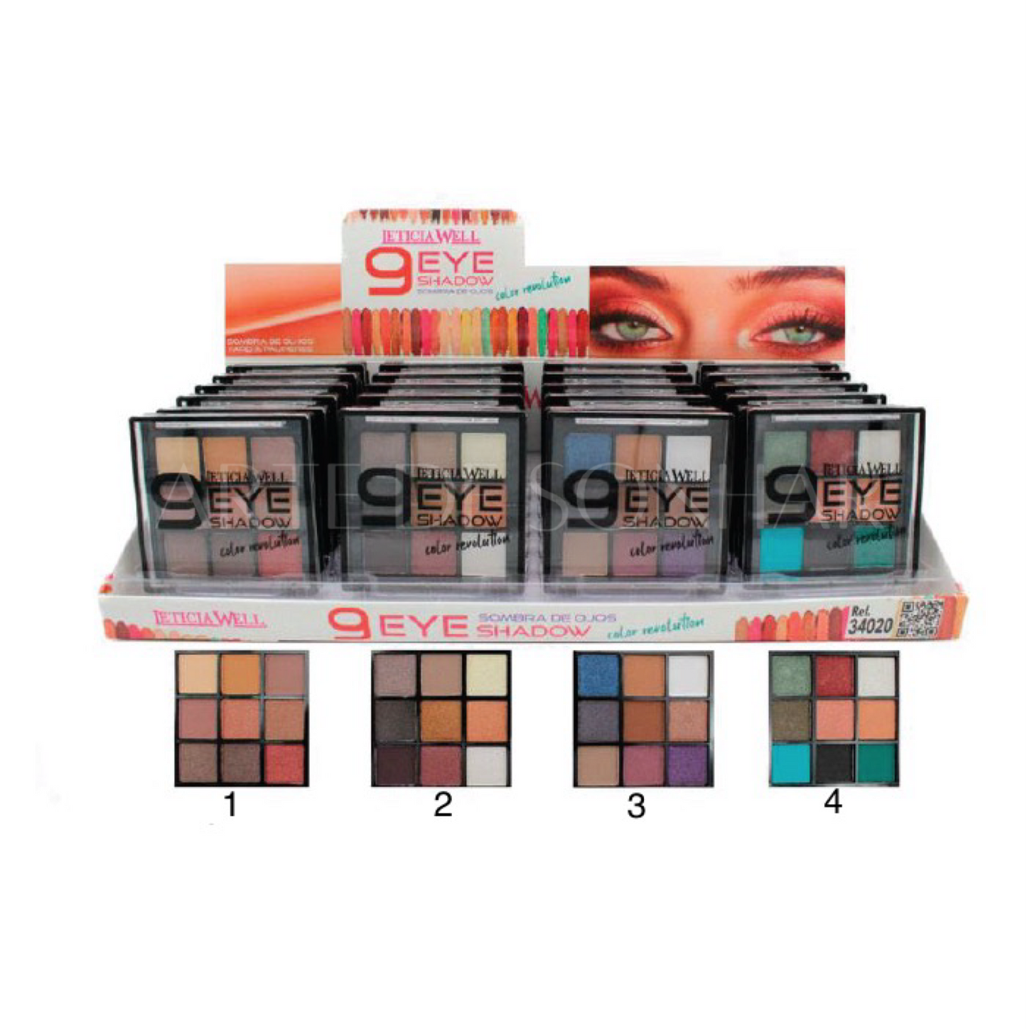 Paleta de sombras