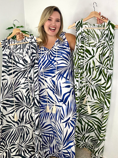 Vestido Folhas