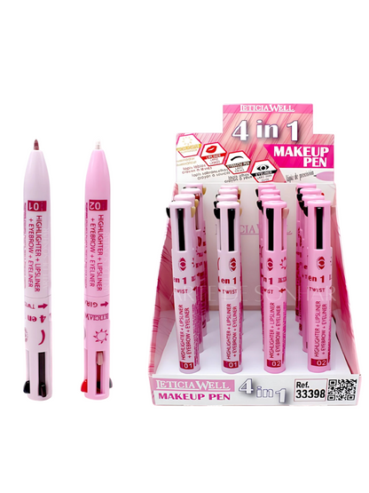 Caneta de maquilhagem 4 em 1