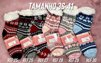 Meias de Natal com pelinho