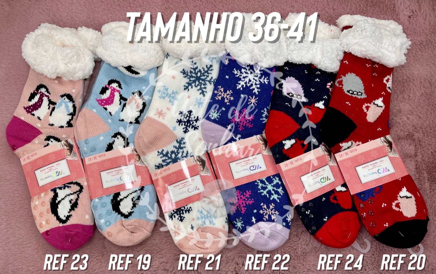 Meias de Natal com pelinho