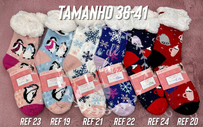 Meias de Natal com pelinho