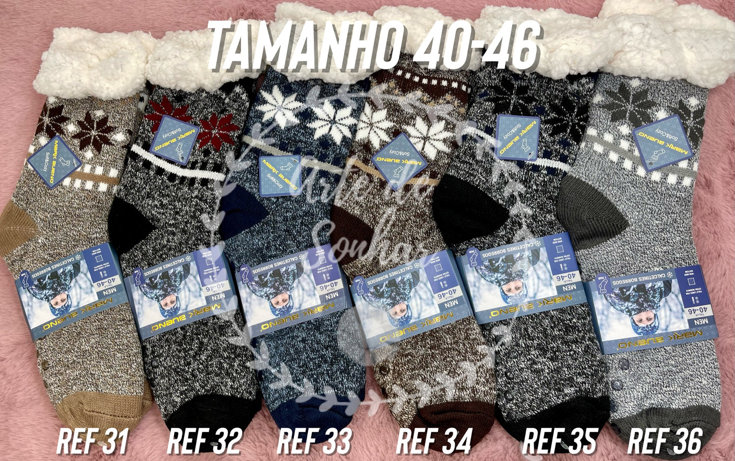 Meias de Natal com pelinho