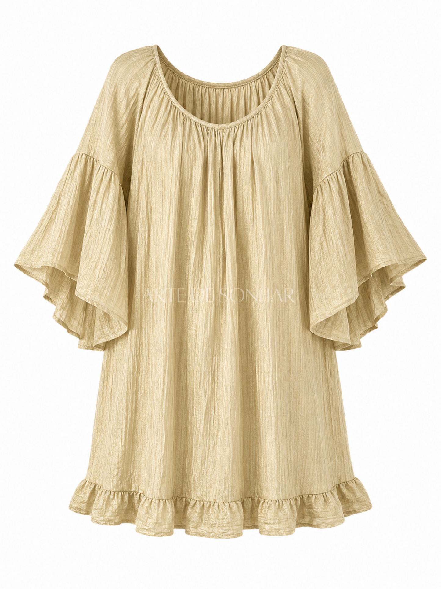 Vestido Verão Camel