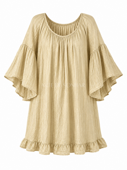 Vestido Verão Camel