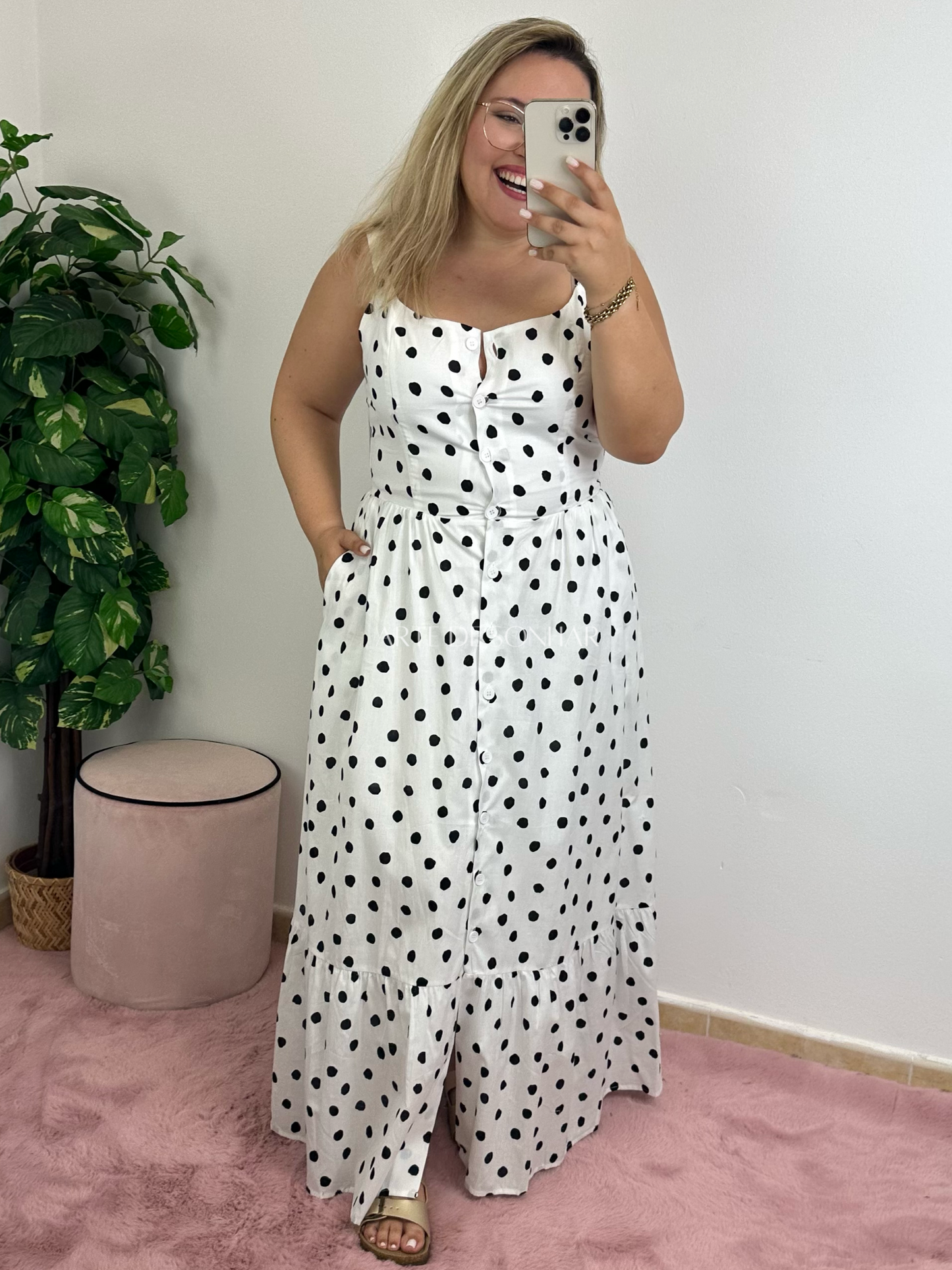 Vestido de bolinhas