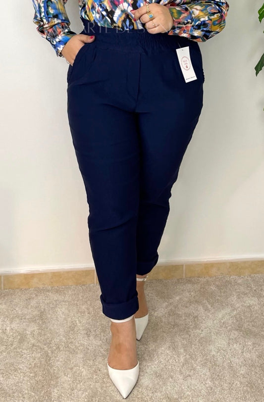 Calças de sonho azul marinho