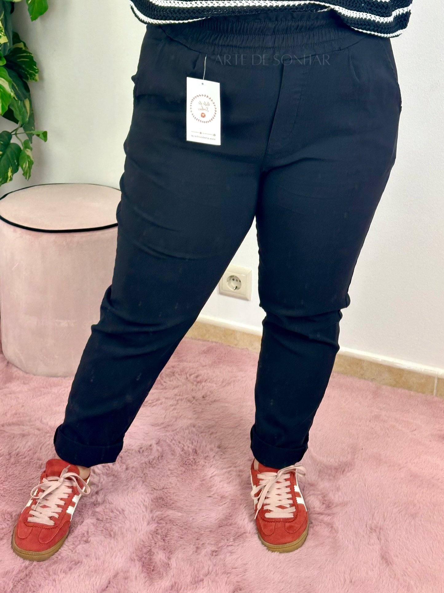 Calças de sonho pretas