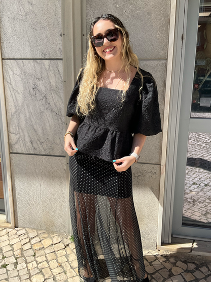 Blusa princesa preta