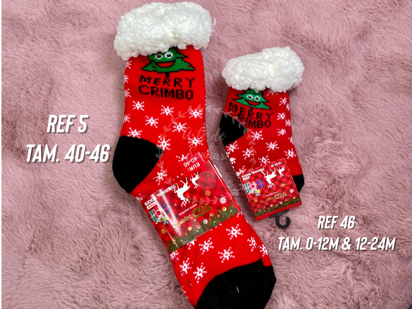 Meias de Natal com pelinho