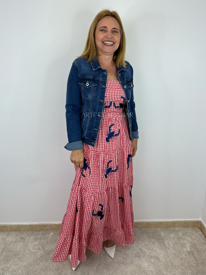 Vestido das lagostas