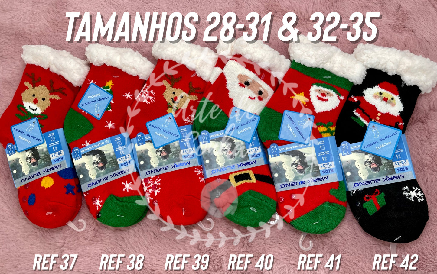 Meias de Natal com pelinho