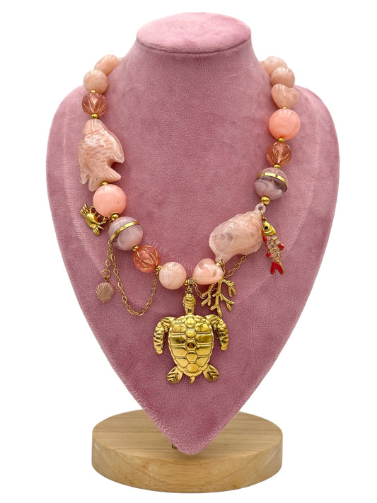 Colar Praia Rosa