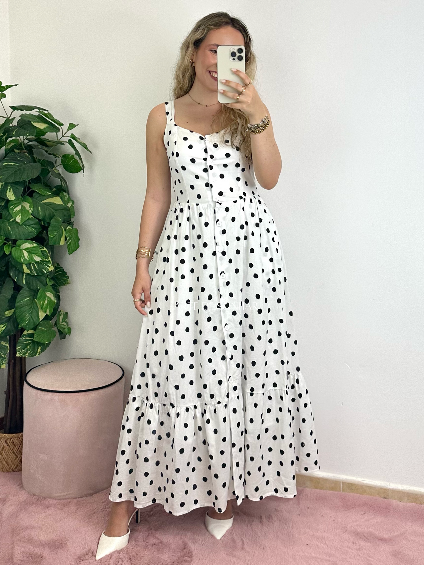 Vestido de bolinhas