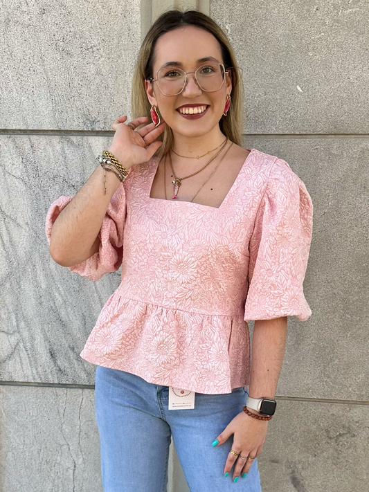 Blusa princesa rosa