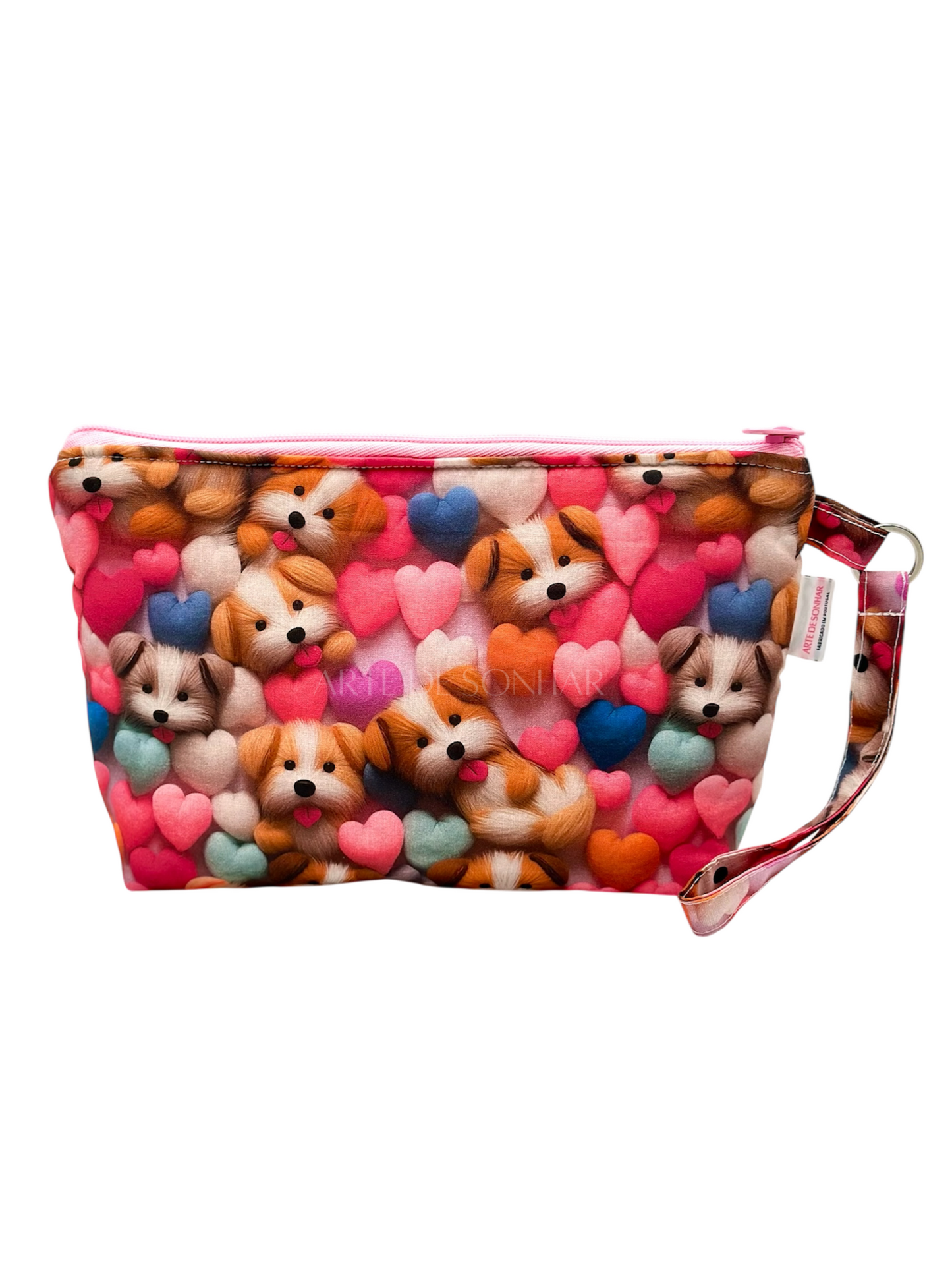 Bolsa de mão com cãezinhos