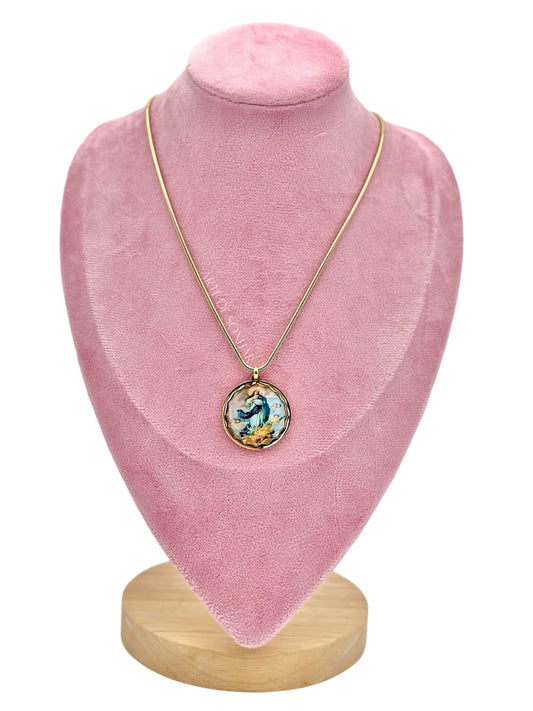 Colar com medalha da Nossa Senhora da Conceição