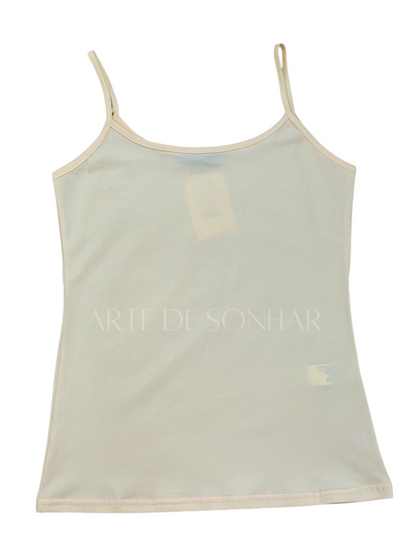 Tops de algodão simples