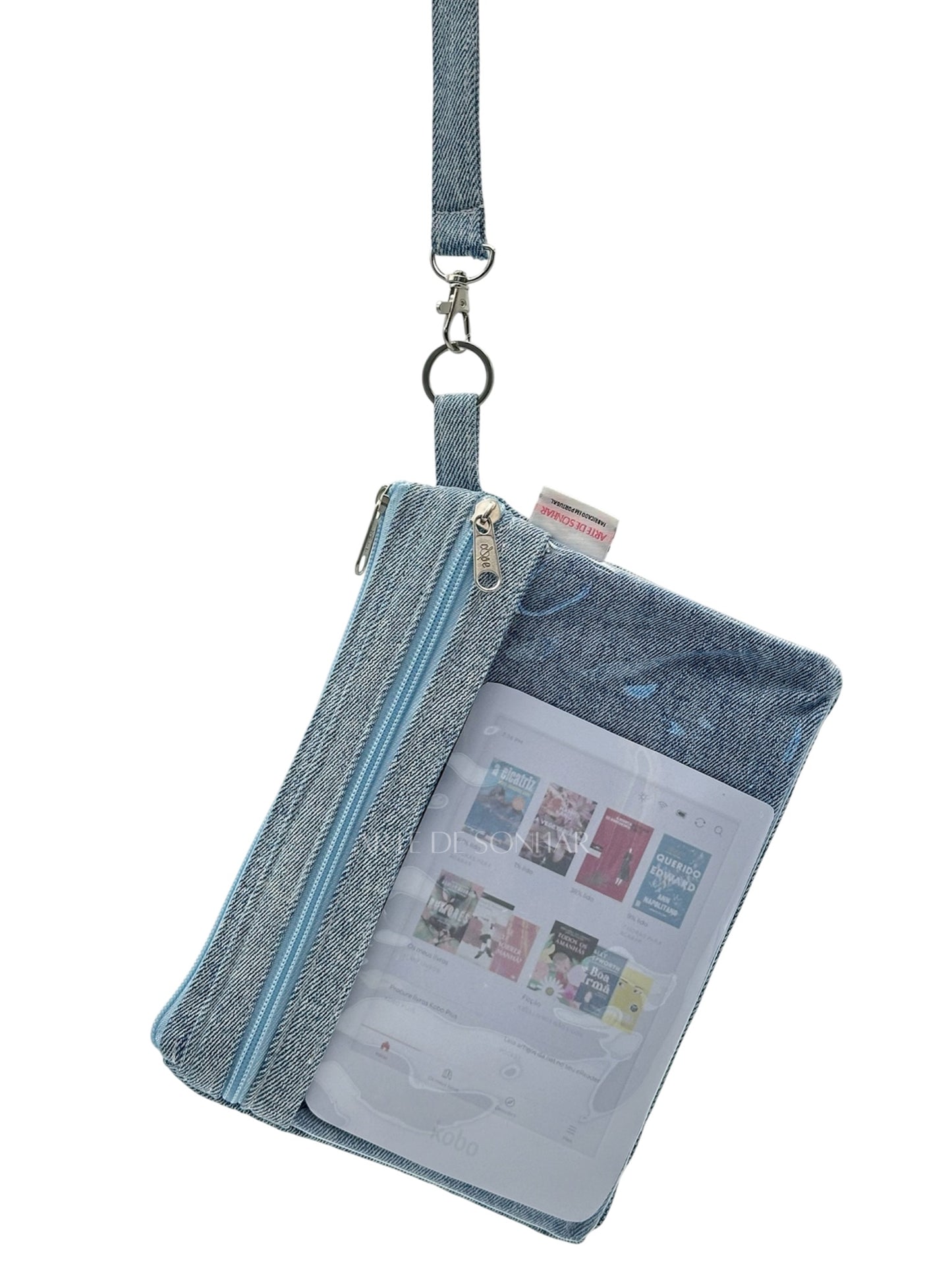 Bolsa de telemóvel/kobo de mão de ganga tamanho L