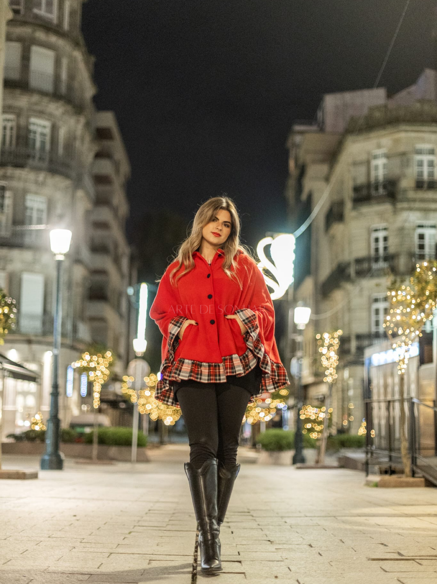 Capa Natalícia Vermelha 🇵🇹