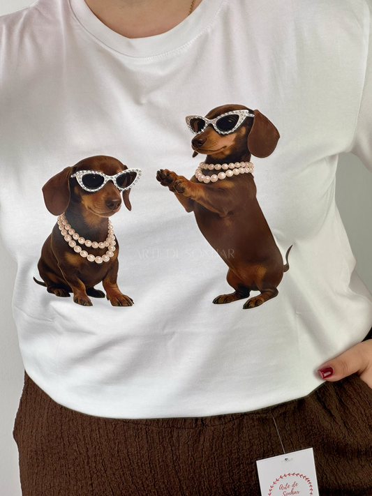 T-shirt dos cães