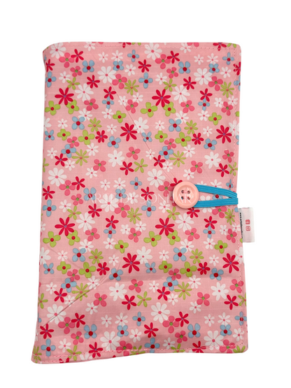 Capa de livro com flores rosa