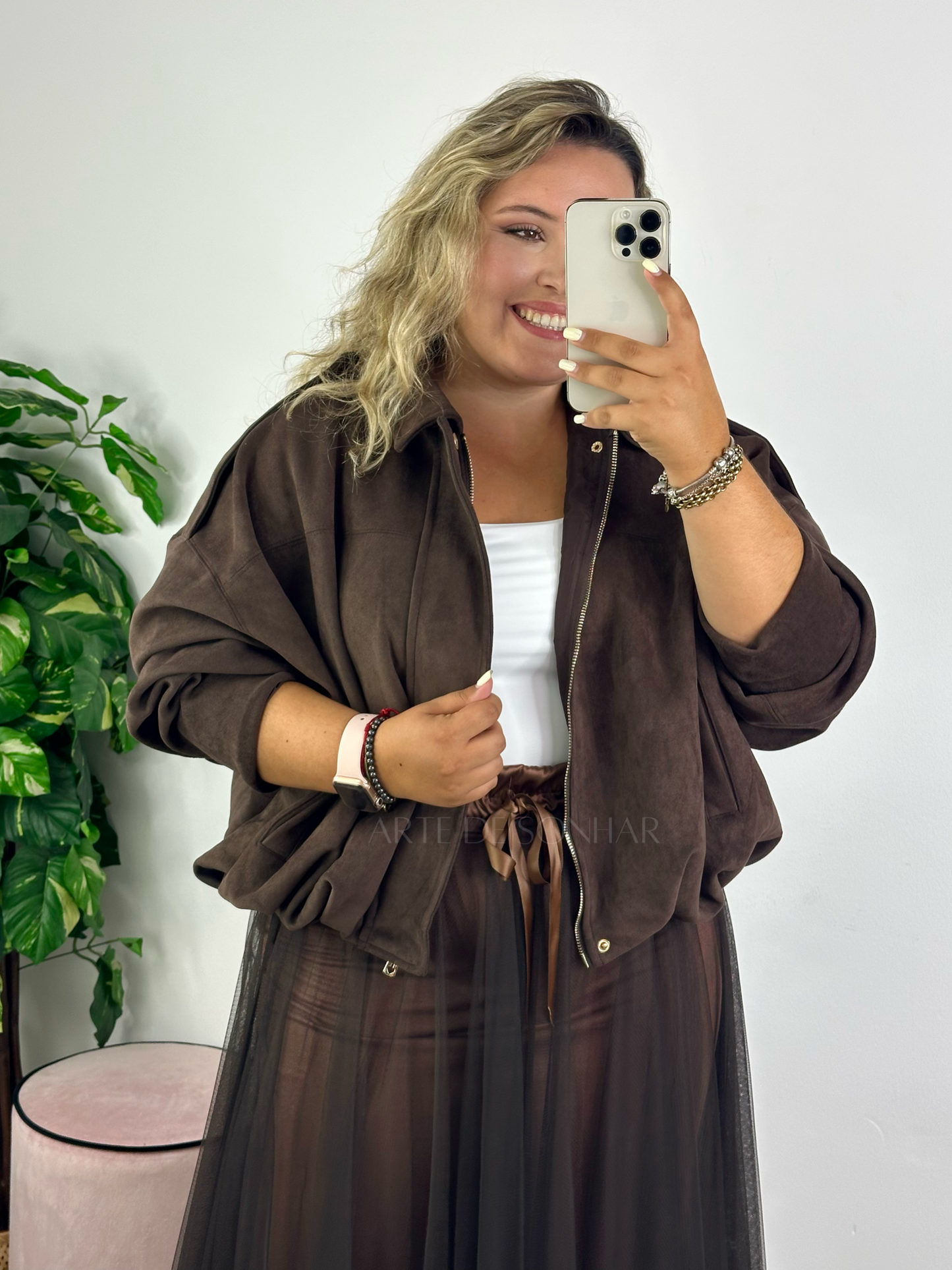 Bomber Viral Castanho