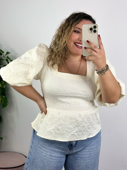 Blusa princesa pérola