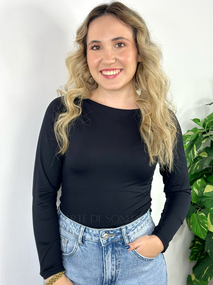 Body de licra preto 🇵🇹