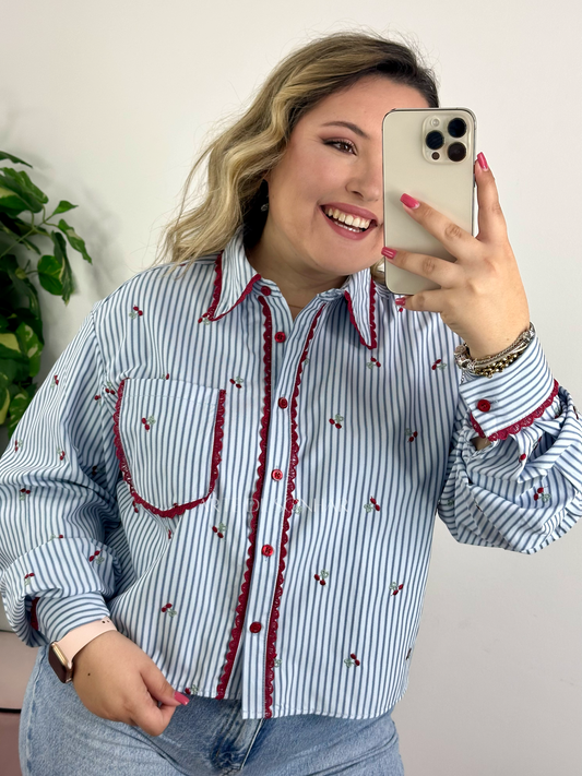 Camisa das cerejas