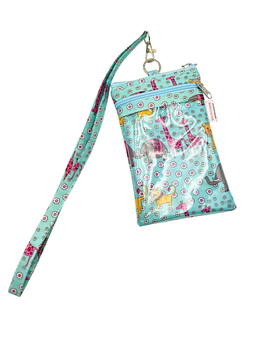 Bolsa de telemóvel de pescoço M com animais
