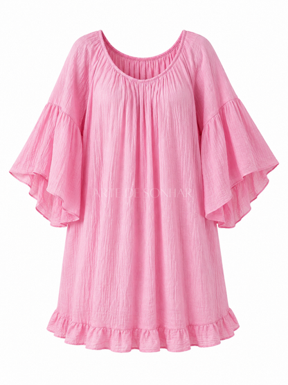 Vestido Verão Rosa