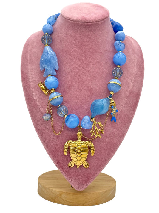 Colar Praia Azul