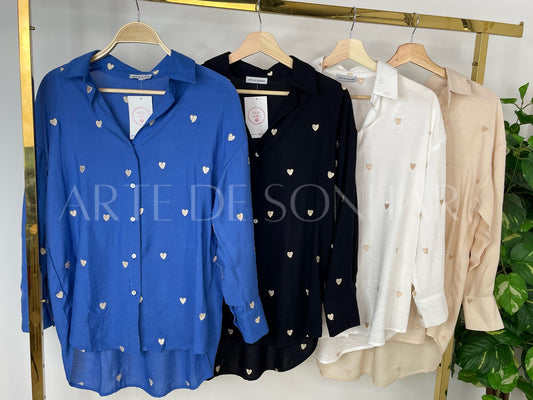 Camisa dos corações