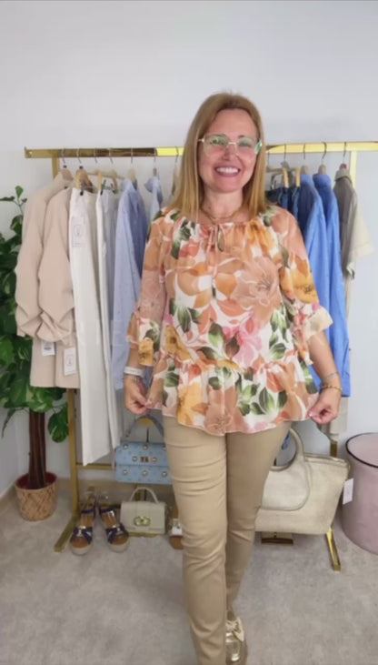 Blusa de flores